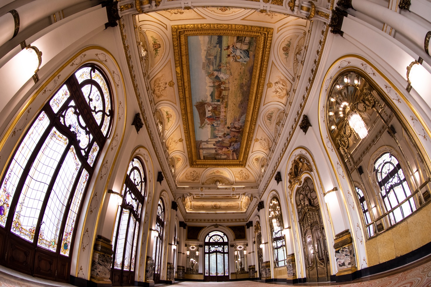 Foto do Salão Nobre do Theatro Municipal