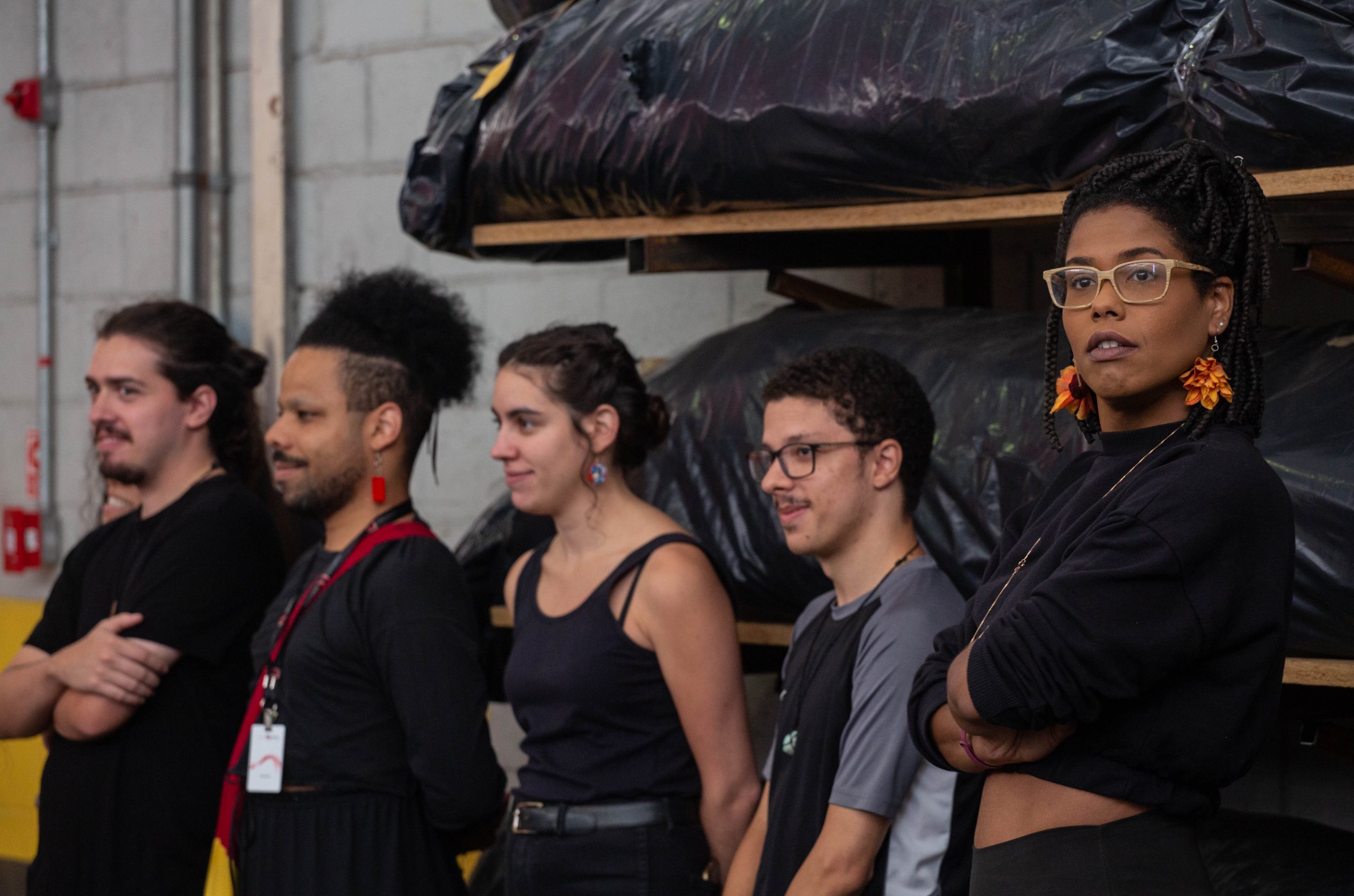 Fotos de jovens bolsistas participantes do projeto