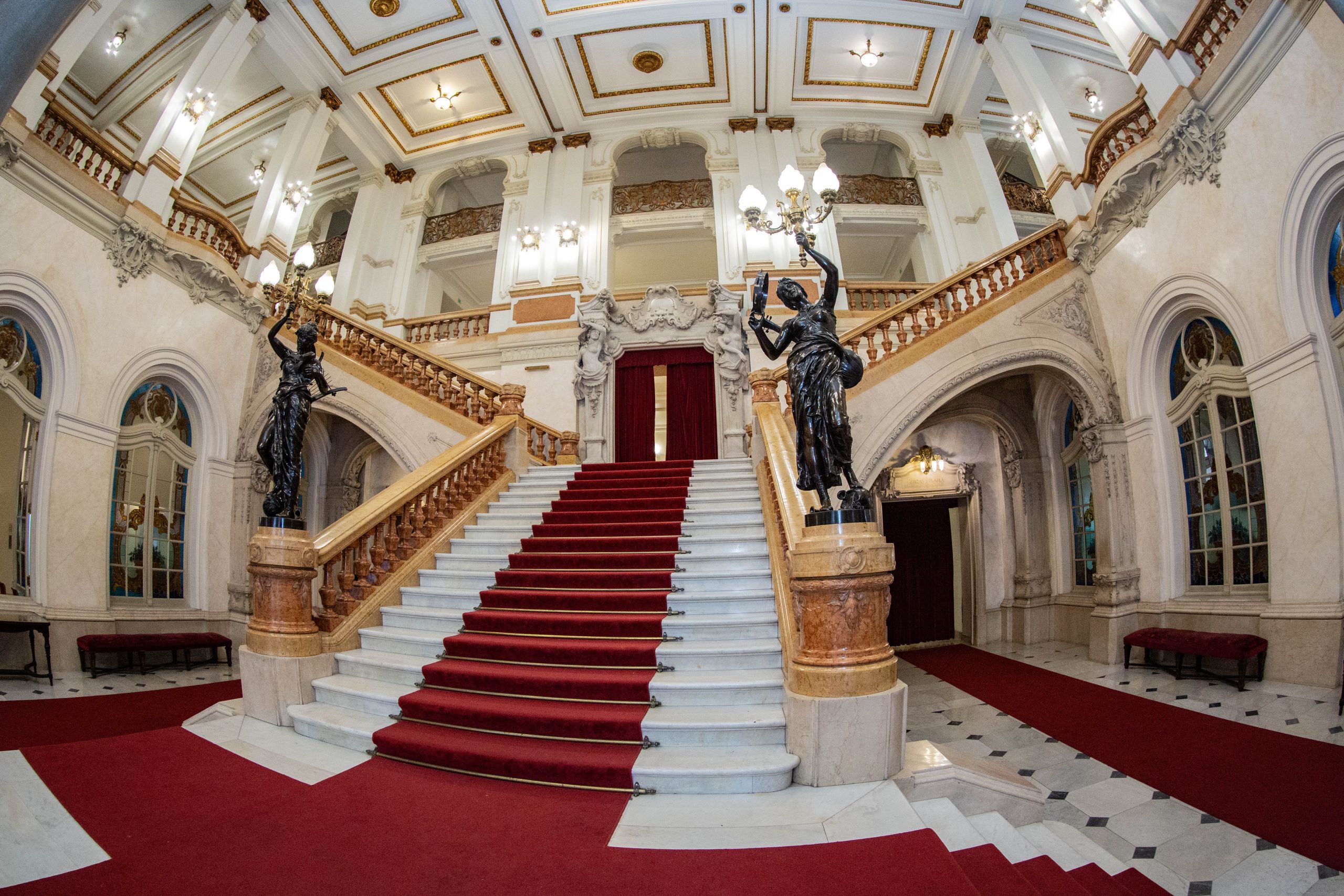 Foto do Saguão do Theatro Municipal