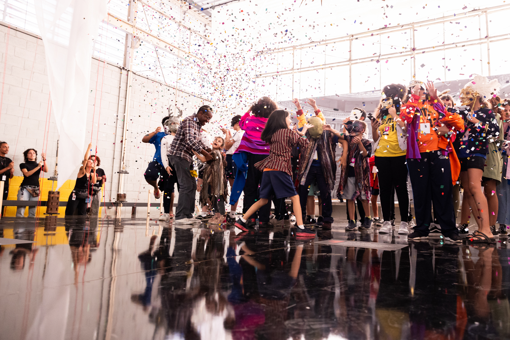 Foto sobre visita na Central Técnica
