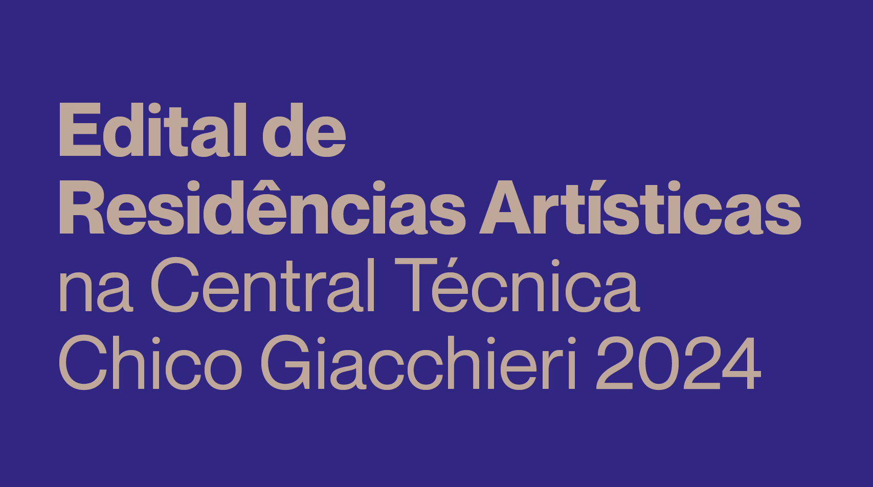 Edital Central Técnica 2024