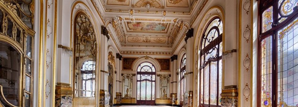 Foto do Salão dourado do Theatro Municipal