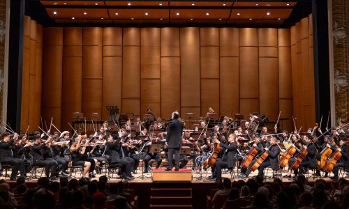 Orquestra Experimental de Repertório durante um concerto