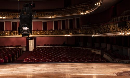 Site notícias - Foto do palco da Sala de Espetáculos do Theatro Municipal
