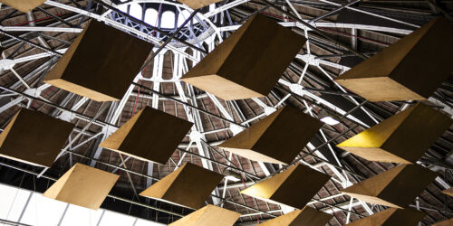 Foto da cúpula do Theatro Municipal