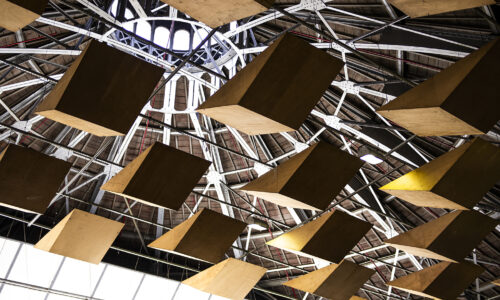 Foto da cúpula do Theatro Municipal